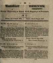 Amtsblatt der K&ouml;niglichen Regierung zu Posen. 1842.08.09 Nro.32