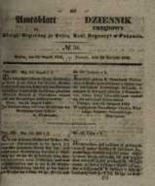 Amtsblatt der K&ouml;niglichen Regierung zu Posen. 1842.08.23 Nro.34