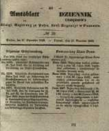 Amtsblatt der K&ouml;niglichen Regierung zu Posen. 1842.09.27 Nro.39