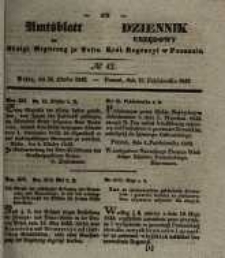 Amtsblatt der K&ouml;niglichen Regierung zu Posen. 1842.10.18 Nro.42