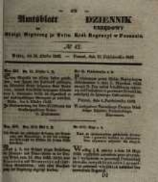 Amtsblatt der Königlichen Regierung zu Posen. 1842.10.18 Nro.42