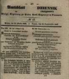 Amtsblatt der Königlichen Regierung zu Posen. 1842.10.25 Nro.43