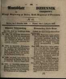 Amtsblatt der Königlichen Regierung zu Posen. 1842.11.01 Nro.44