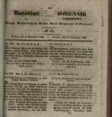 Amtsblatt der K&ouml;niglichen Regierung zu Posen. 1842.11.08 Nro.45