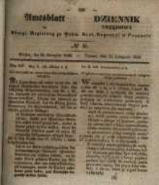 Amtsblatt der K&ouml;niglichen Regierung zu Posen. 1842.11.15 Nro.46