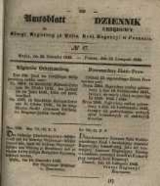 Amtsblatt der K&ouml;niglichen Regierung zu Posen. 1842.11.22 Nro.47