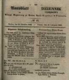 Amtsblatt der K&ouml;niglichen Regierung zu Posen. 1842.11.29 Nro.48