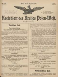 Kreisblatt des Kreises Posen-West 1907.12.12 Jg.19 Nr50