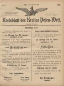 Kreisblatt des Kreises Posen-West 1908.01.16 Jg.20 Nr3