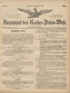 Kreisblatt des Kreises Posen-West 1908.02.27 Jg.20 Nr9
