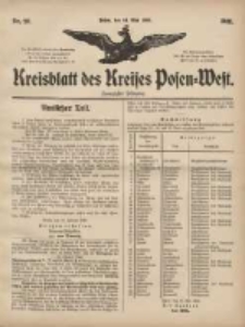 Kreisblatt des Kreises Posen-West 1908.05.14 Jg.20 Nr20
