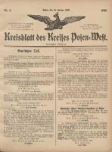 Kreisblatt des Kreises Posen-West 1908.01.23 Jg.20 Nr4