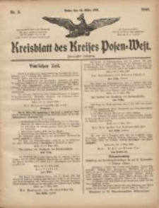 Kreisblatt des Kreises Posen-West 1908.03.12 Jg.20 Nr11