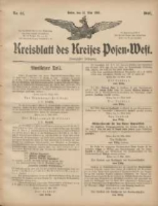 Kreisblatt des Kreises Posen-West 1908.05.21 Jg.20 Nr21