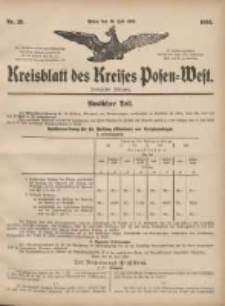 Kreisblatt des Kreises Posen-West 1908.07.16 Jg.20 Nr29