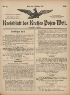 Kreisblatt des Kreises Posen-West 1908.10.08 Jg.20 Nr41