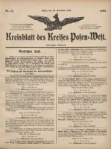 Kreisblatt des Kreises Posen-West 1908.11.26 Jg.20 Nr48