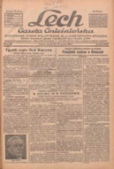 Lech.Gazeta Gnieźnieńska: codzienne pismo polityczne dla wszystkich stan&oacute;w. Dodatki: tygodniowy "Lechita" i powieściowy oraz dwutygodnik "Leszek" 1933.01.31 R.34 Nr25