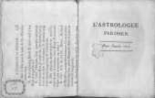 L'astrologue parisien ou le nouveau Mathieu Laensbergh. 1812