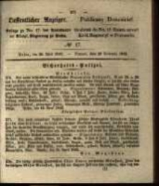 Oeffentlicher Anzeiger. 1842.04.26 Nro.17