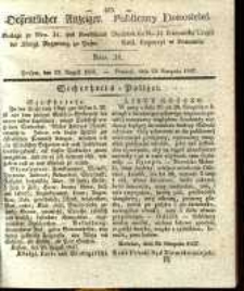 Oeffentlicher Anzeiger. 1837.08.22 Nro.34