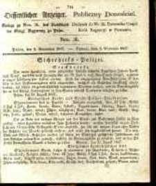 Oeffentlicher Anzeiger. 1837.09.05 Nro.36