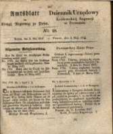 Amtsblatt der K&ouml;niglichen Regierung zu Posen. 1837.05.02 Nro.18