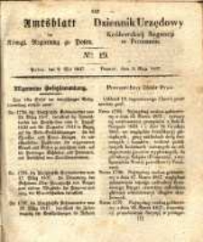Amtsblatt der Königlichen Regierung zu Posen. 1837.05.09 Nro.19