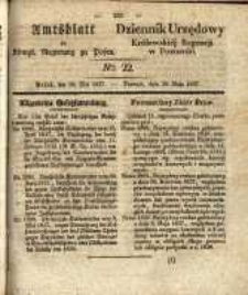 Amtsblatt der Königlichen Regierung zu Posen. 1837.05.30 Nro.22
