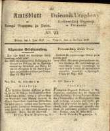 Amtsblatt der K&ouml;niglichen Regierung zu Posen. 1837.06.06 Nro.23