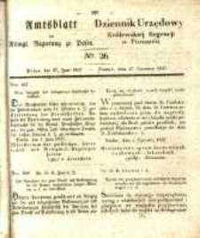 Amtsblatt der Königlichen Regierung zu Posen. 1837.06.27 Nro.26
