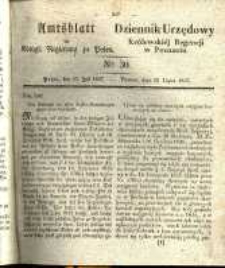 Amtsblatt der K&ouml;niglichen Regierung zu Posen. 1837.07.25 Nro.30