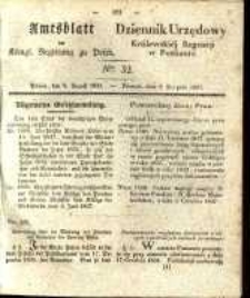 Amtsblatt der Königlichen Regierung zu Posen. 1837.08.08 Nro.32