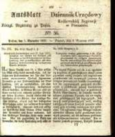 Amtsblatt der K&ouml;niglichen Regierung zu Posen. 1837.09.05 Nro.36
