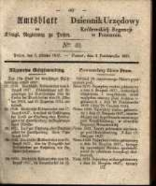 Amtsblatt der Königlichen Regierung zu Posen. 1837.10.03 Nro.40