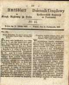 Amtsblatt der K&ouml;niglichen Regierung zu Posen. 1837.10.31 Nro.44