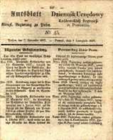 Amtsblatt der K&ouml;niglichen Regierung zu Posen. 1837.11.07 Nro.45