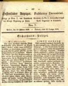 Oeffentlicher Anzeiger. 1838.02.13 Nro.7