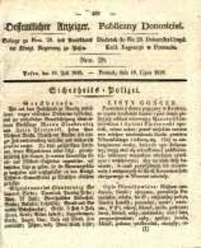 Oeffentlicher Anzeiger. 1838.07.10 Nro.28