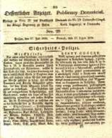 Oeffentlicher Anzeiger. 1838.07.17 Nro.29