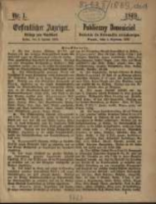 Oeffentlicher Anzeiger. 1869.01.05 Nro.1