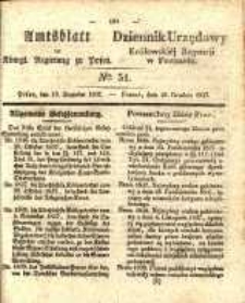 Amtsblatt der Königlichen Regierung zu Posen. 1837.12.19 Nro.51