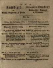 Amtsblatt der Königlichen Regierung zu Posen. 1829.01.20 Nro.3