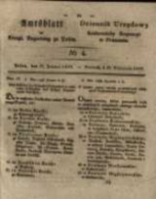 Amtsblatt der Königlichen Regierung zu Posen. 1829.01.27 Nro.4