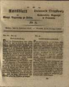 Amtsblatt der K&ouml;niglichen Regierung zu Posen. 1829.02.24 Nro.8