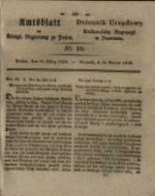 Amtsblatt der K&ouml;niglichen Regierung zu Posen. 1829.03.10 Nro.10