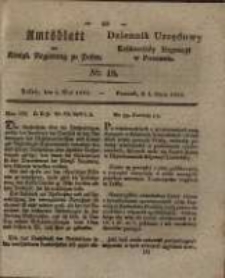 Amtsblatt der Königlichen Regierung zu Posen. 1829.05.05 Nro.18