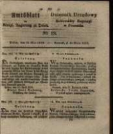 Amtsblatt der K&ouml;niglichen Regierung zu Posen. 1829.05.12 Nro.19