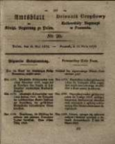 Amtsblatt der Königlichen Regierung zu Posen. 1829.05.19 Nro.20
