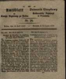 Amtsblatt der K&ouml;niglichen Regierung zu Posen. 1829.07.14 Nro.28